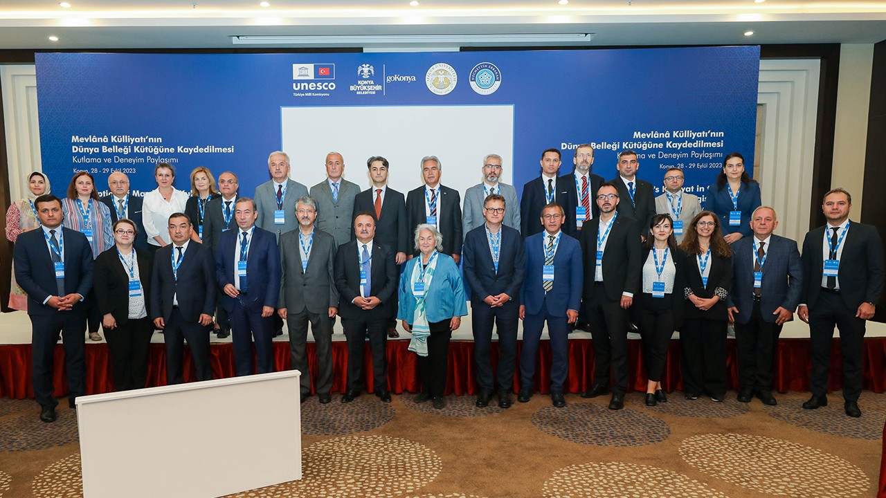 Mevlana Külliyatı'nın UNESCO Dünya Belleği Kütüğü’ne kaydedilmesi Konya’da kutlandı
