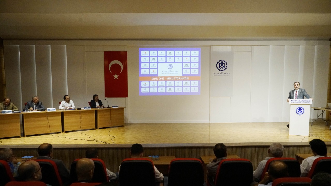 Konya Ticaret Odası Meclis Toplantısı gerçekleştirdi