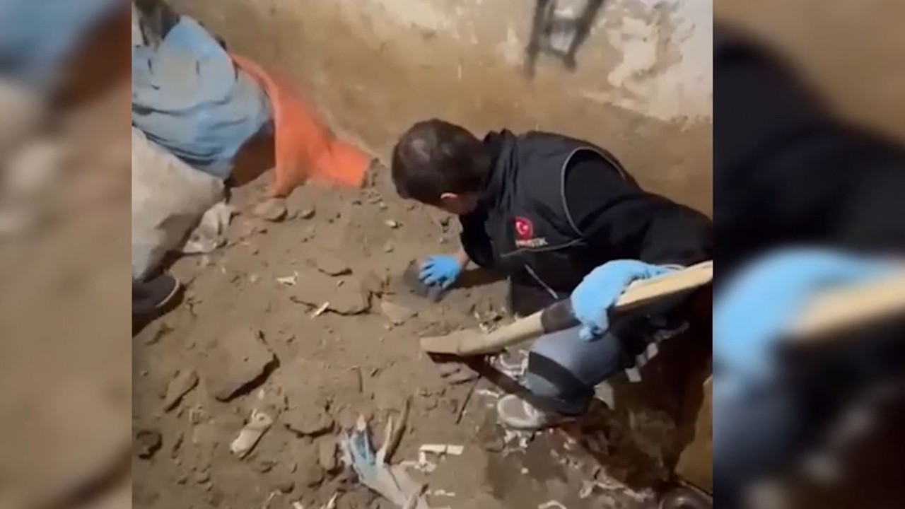 Konya'da operasyon! Toprağa gömülü halde bulundu: 4 gözaltı
