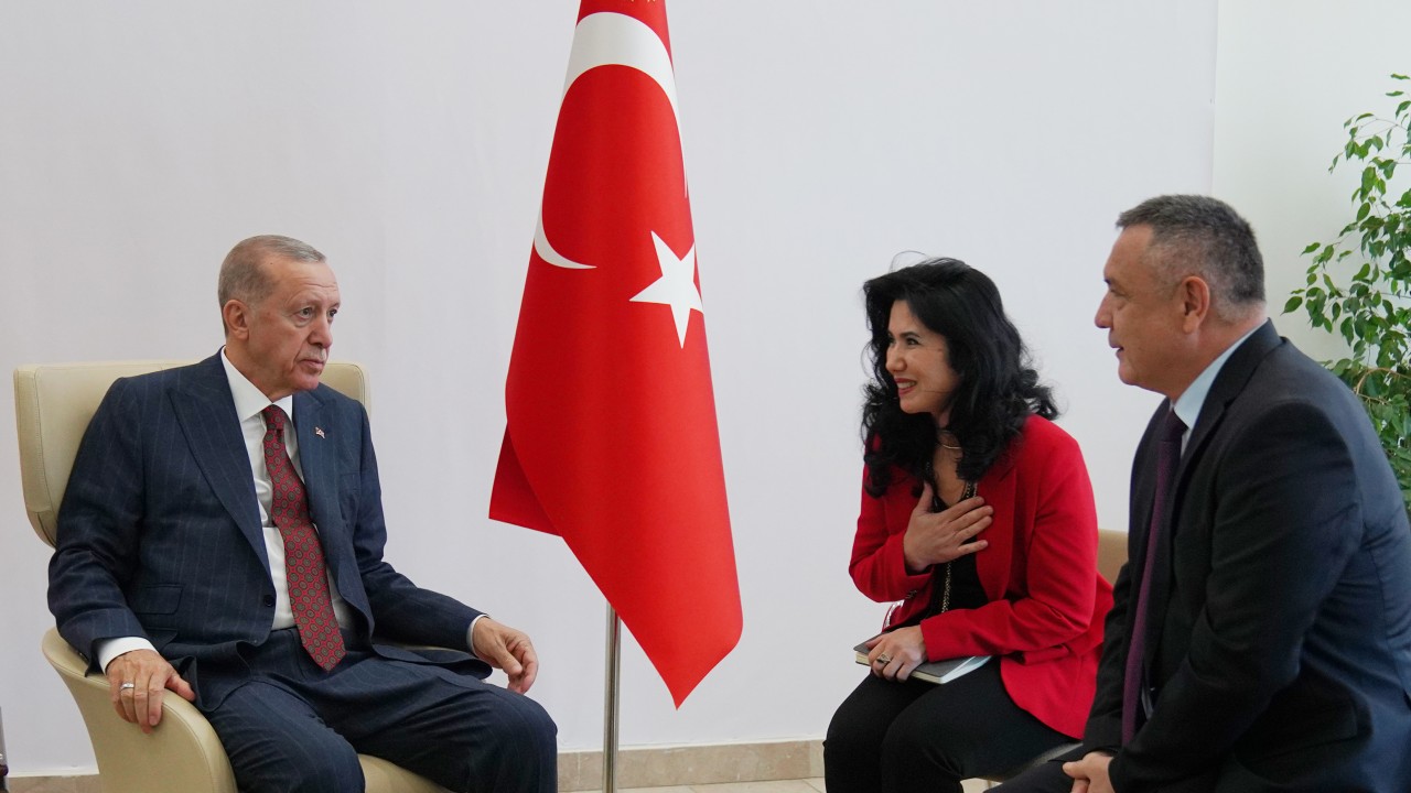 Cumhurbaşkanı Erdoğan, Özbekistan Yasama Meclisi Başkanını kabul etti