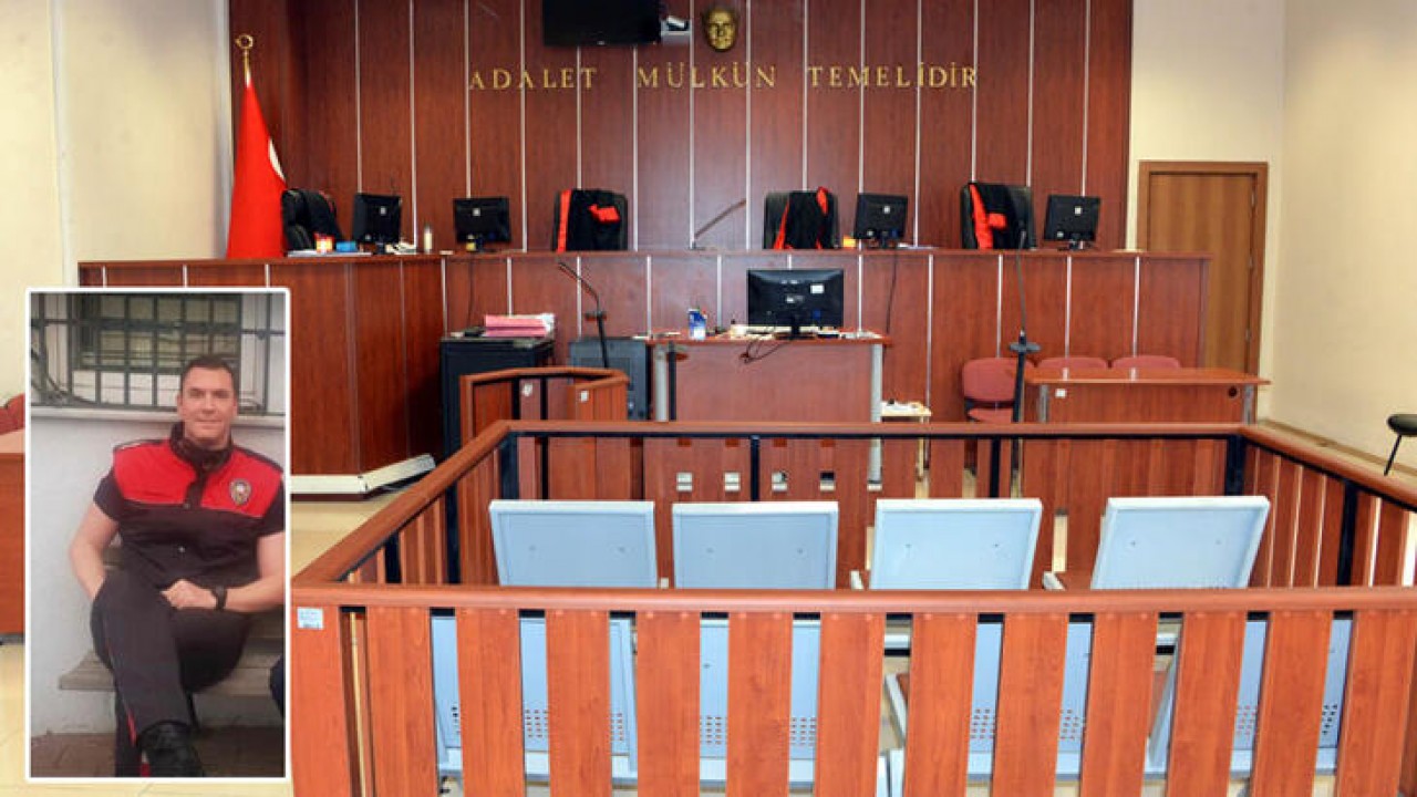 Şehit olan polis memurunun hamile eşi gözyaşlarıyla duruşmayı izledi