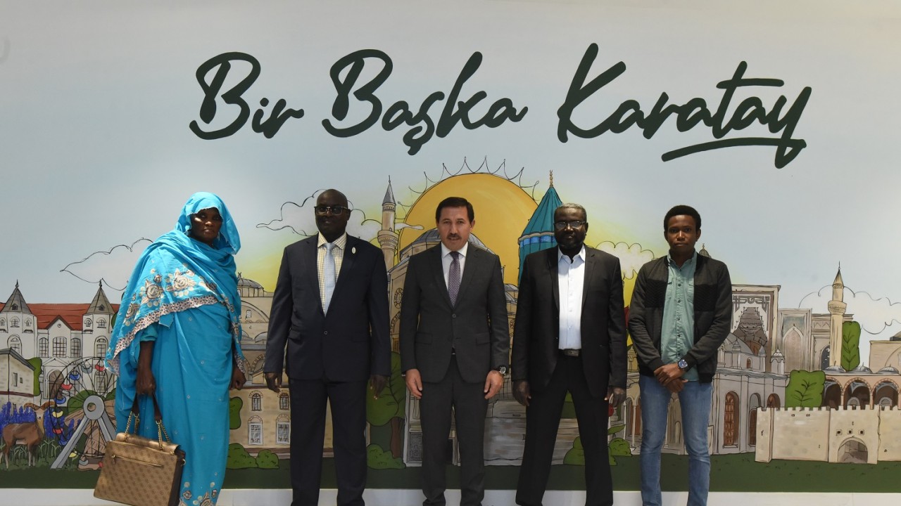 Çad Heyeti'nden Karatay'a ziyaret: Bilgi ve tecrübe paylaşımı yapıldı