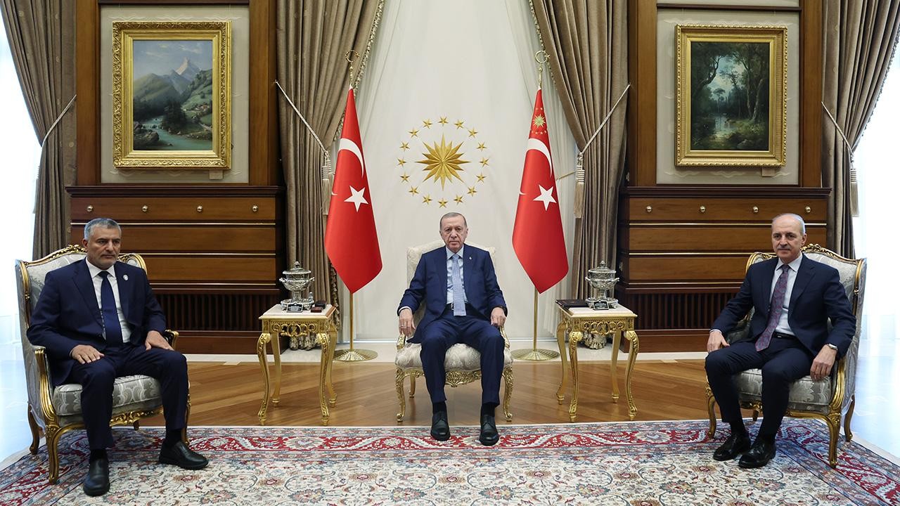 Cumhurbaşkanı Erdoğan, Libya Devlet Yüksek Konseyi Başkanı Tekale ile görüştü