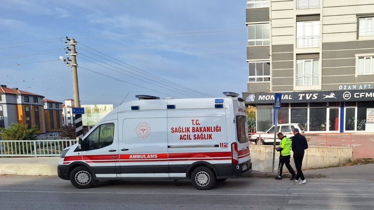 Konya'da otomobil ile motosiklet çarpıştı: 1 kişi yaralandı