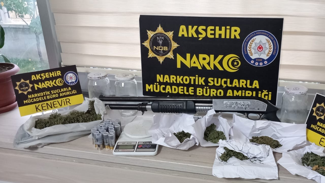 Akşehir’deki uyuşturucu operasyonu: 1 kişi tutuklandı
