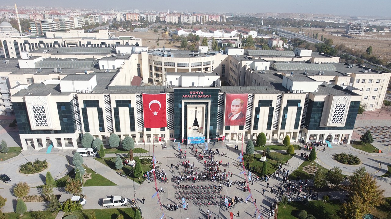 Konya'da hakim ve savcıların katılımıyla bisiklet festivali