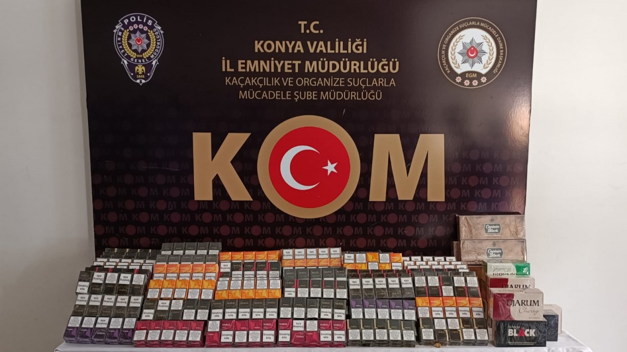 Konya Polisinden kaçakçılara dev operasyon! 11 şüpheli gözaltına alındı