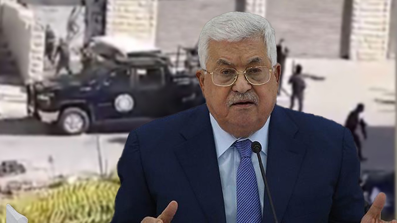 Mahmud Abbas’ın konvoyuna saldırı: Bir kişi vuruldu