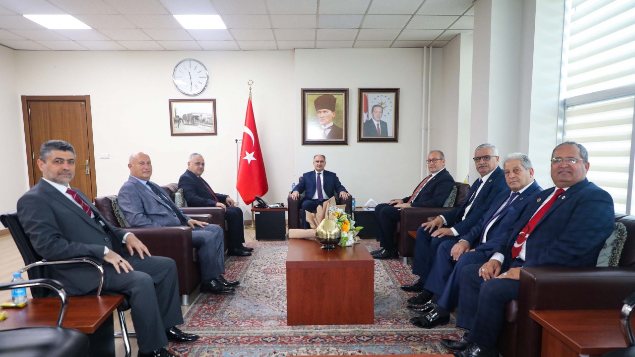 Türkiye Muhtarlar Konfederasyonu Genel Başkanı Aktürk’ten Vali Özkan’a ziyaret