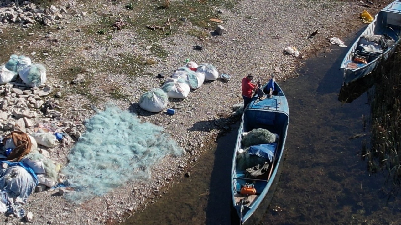 Beyşehir Gölü’nde su ürünleri denetimleri