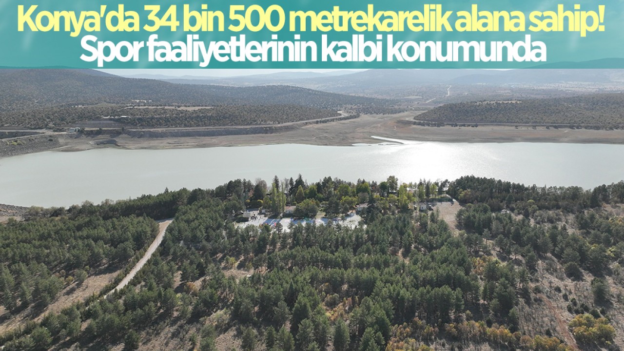 Konya'da 34 bin 500 metrekarelik alana sahip! Yıl boyunca kullanılacak: Spor faaliyetlerinin kalbi konumunda