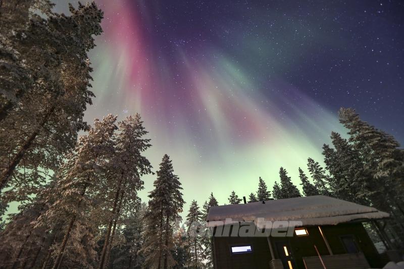 Finlandiya’nın kuzey kutup dairesindeki Lappi bölgesinde 