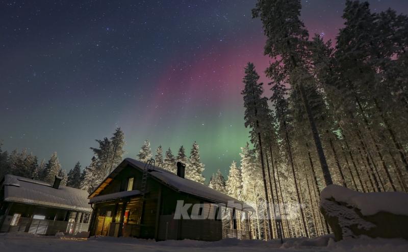 Finlandiya’nın kuzey kutup dairesindeki Lappi bölgesinde 