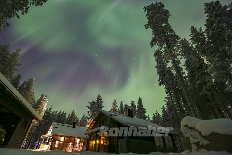 Finlandiya’nın kuzey kutup dairesindeki Lappi bölgesinde 