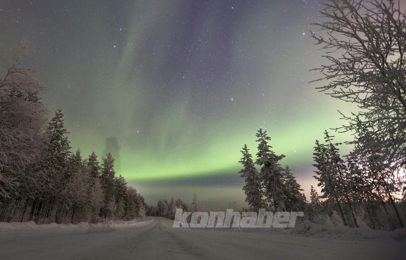 Finlandiya’nın kuzey kutup dairesindeki Lappi bölgesinde 