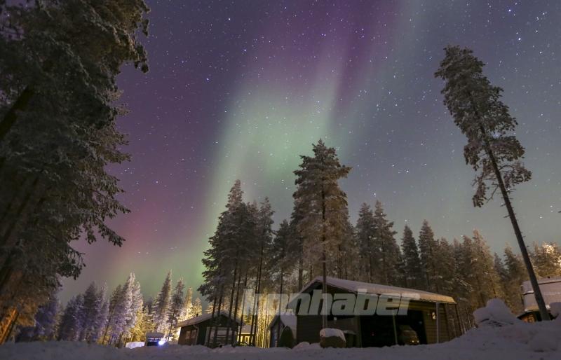 Finlandiya’nın kuzey kutup dairesindeki Lappi bölgesinde 