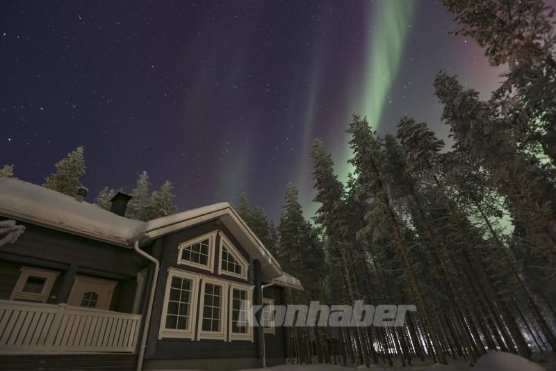 Finlandiya’nın kuzey kutup dairesindeki Lappi bölgesinde 