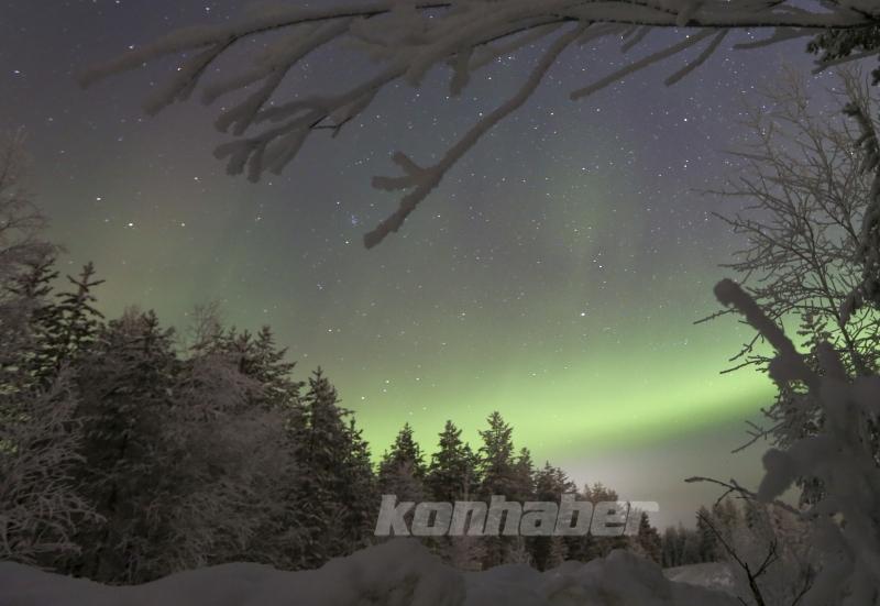Finlandiya’nın kuzey kutup dairesindeki Lappi bölgesinde 