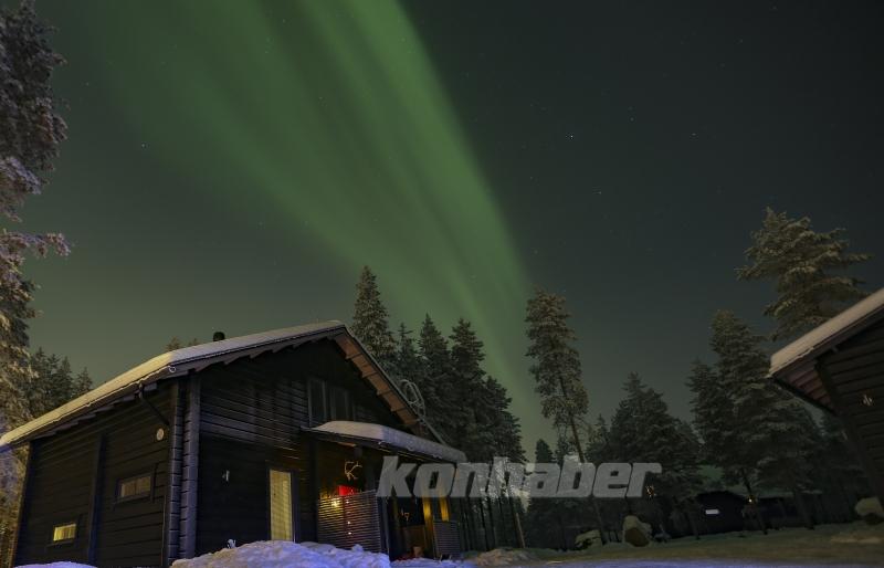 Finlandiya’nın kuzey kutup dairesindeki Lappi bölgesinde 