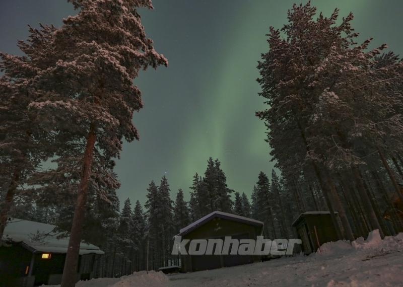 Finlandiya’nın kuzey kutup dairesindeki Lappi bölgesinde 