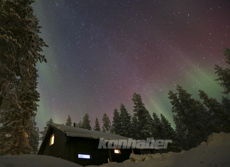 Finlandiya’nın kuzey kutup dairesindeki Lappi bölgesinde 