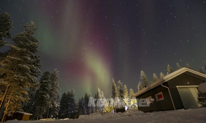 Finlandiya’nın kuzey kutup dairesindeki Lappi bölgesinde 