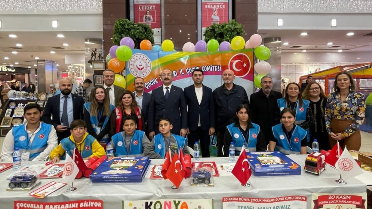 Konya'da Çocuk Hakları Günü kapsamında etkinlik düzenlendi