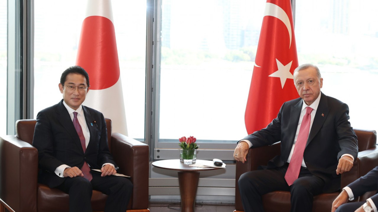 Cumhurbaşkanı Erdoğan, Japonya Başbakanı Kishida’yı kabul etti