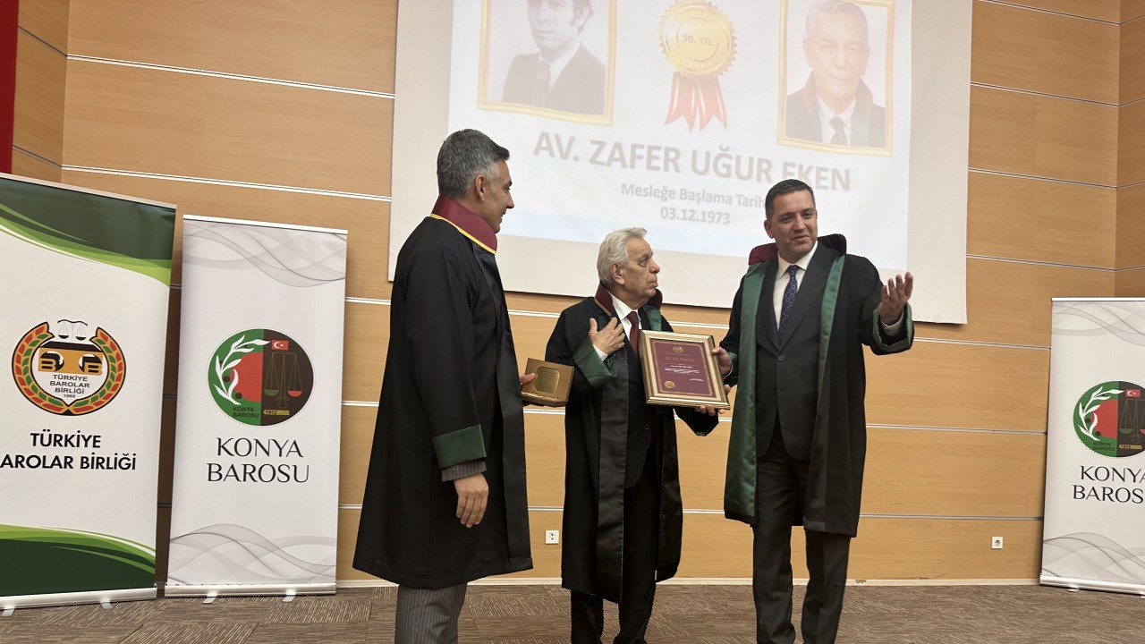 Türkiye Barolar Birliği Başkanı Erinç Sağkan, Konya'da