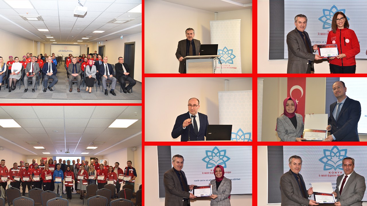 MEB AKUB ekip üyelerine sertifikaları törenle teslim edildi