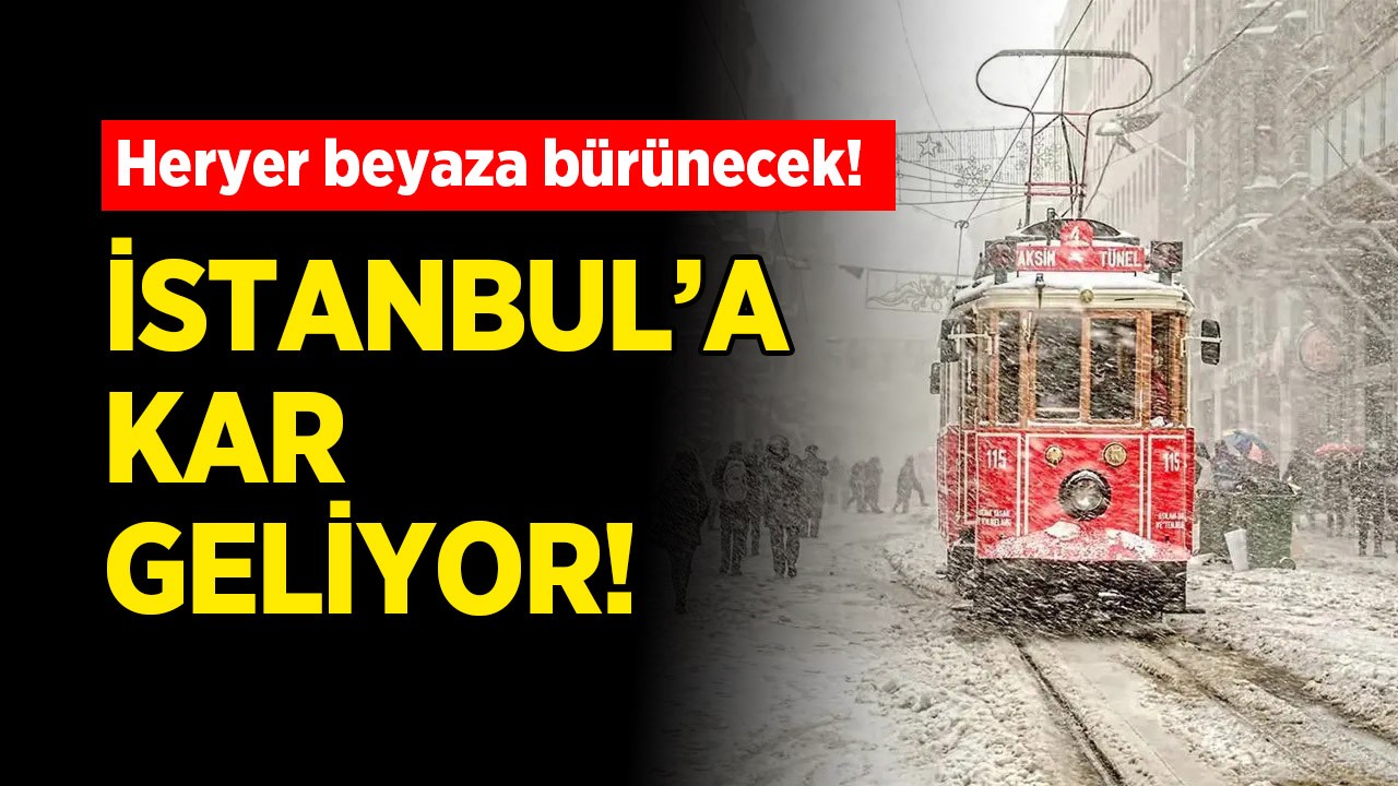 AKOM tarih verdi! İSTANBUL’DA KAR ALARMI! Her yer beyaza bürünecek. İstanbul’a kar ne zaman gelecek? İşte tarihi…
