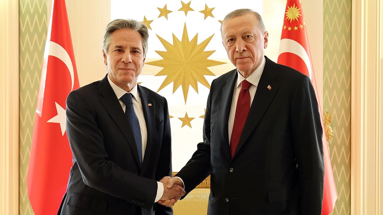 Cumhurbaşkanı Erdoğan, Antony Blinken’ı kabul etti