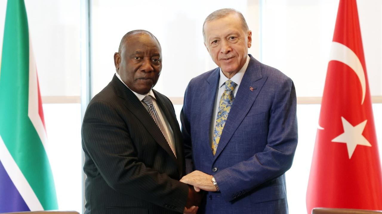 Cumhurbaşkanı Erdoğan Güney Afrika Cumhuriyeti Cumhurbaşkanı ile görüştü
