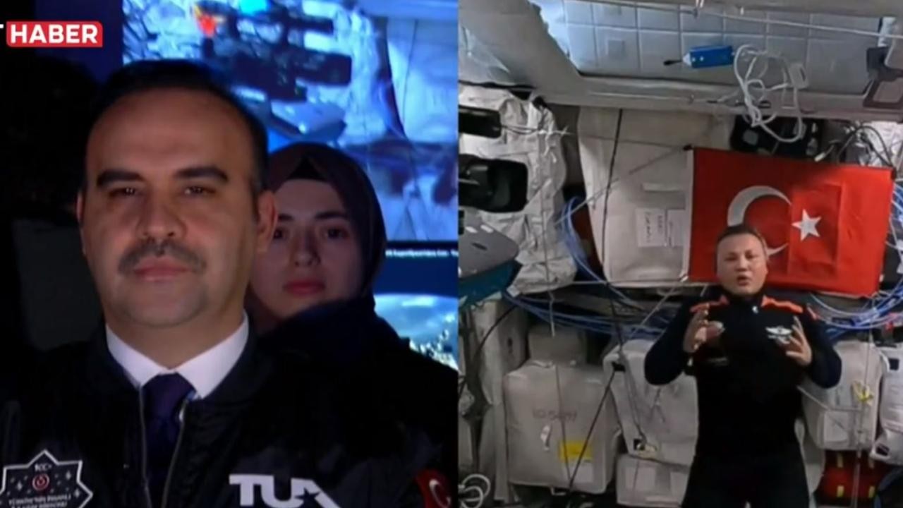 Bakan Kacır, Türkiye’nin ilk astronotu Gezeravcı ile görüştü