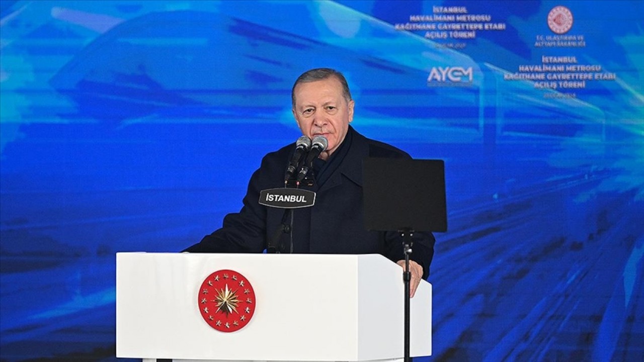 Cumhurbaşkanı Erdoğan: İstanbul'da raylı sistem 338,5 kilometreye çıkıyor