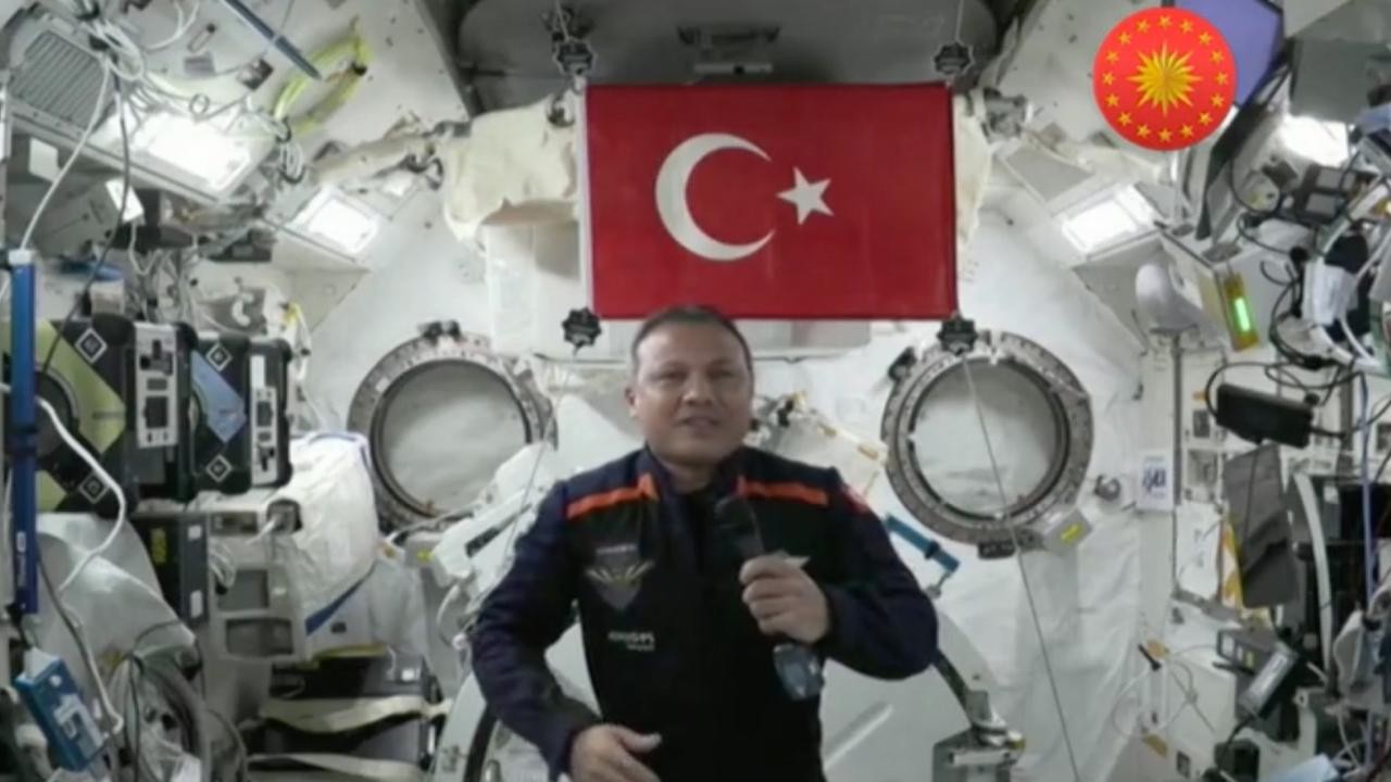 Alper Gezeravcı’yı taşıyan Uluslararası Uzay İstasyonu Türkiye’nin üzerinden geçti