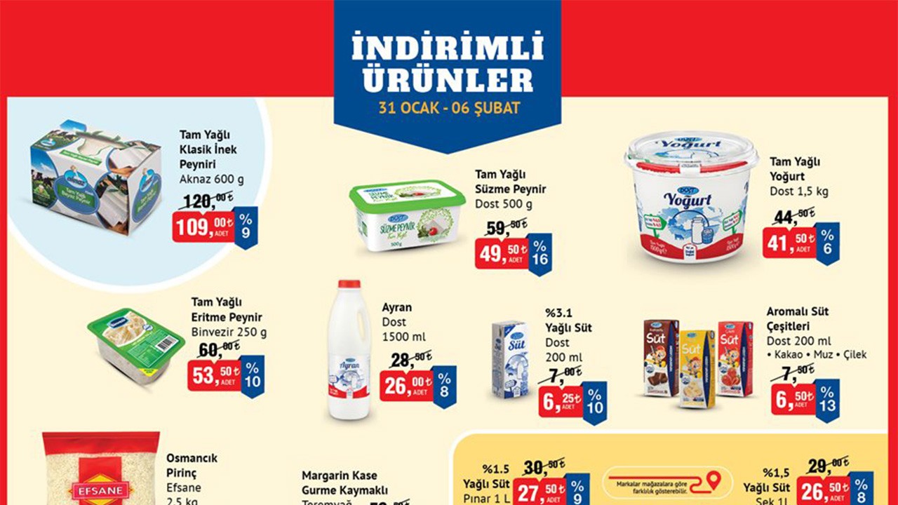 Süzme Peynir BİM İndirimi! 5 Şubat 2024 BİM İndirim Kataloğu