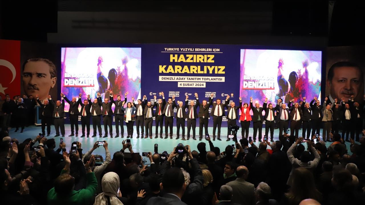 Cumhur İttifakı’nın Denizli’deki belediye başkan adayları tanıtıldı