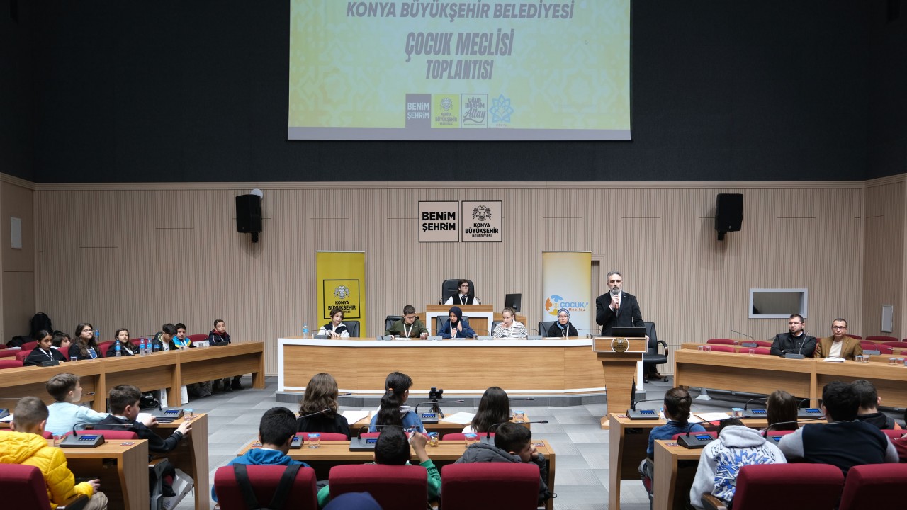 Konya Büyükşehir Çocuk Meclisi'nde Proje Yarışması Tanıtım Toplantısı yapıldı