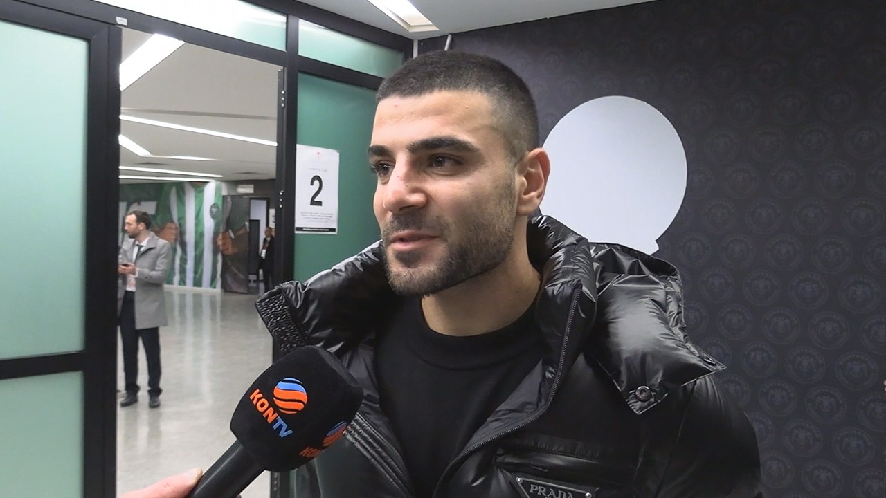 Konyaspor’un oyuncusu Demirbağ: Takım arkadaşlarımı tebrik ediyorum