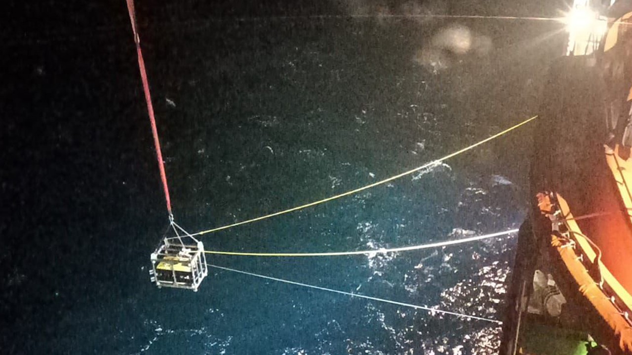 Marmara Denizi'nde batan geminin enkazına ulaşıldı