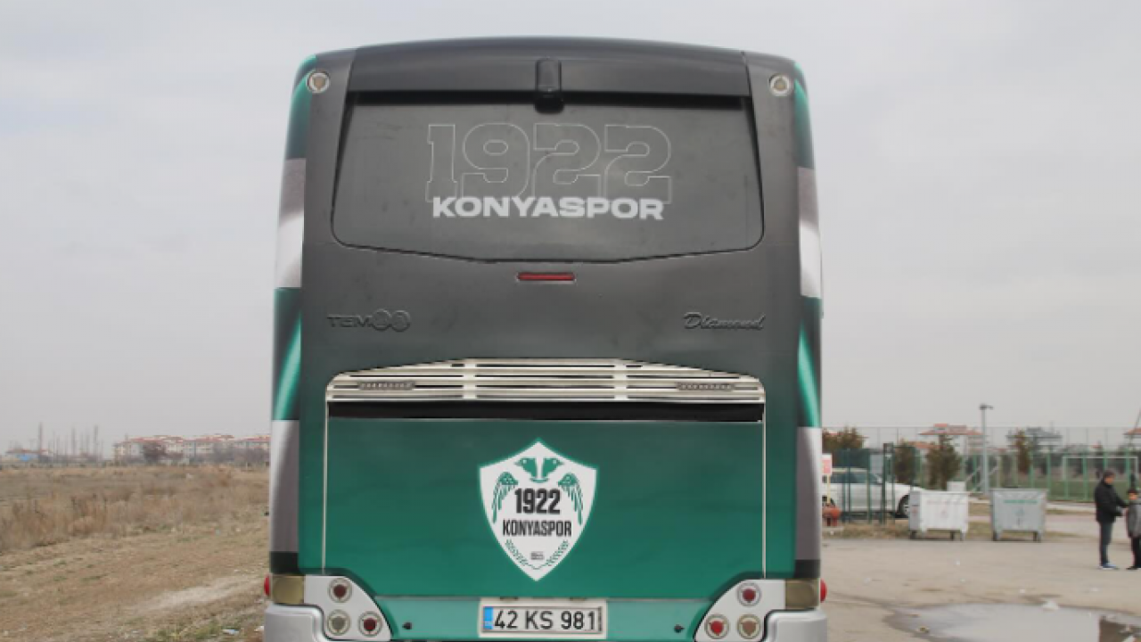 Konyaspor A takımına da hizmet etmişti! 1922 Konyaspor'un otobüsünde imaj değişikliği