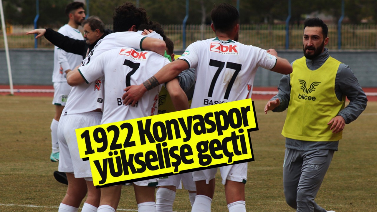 1922 Konyaspor yükselişe geçti