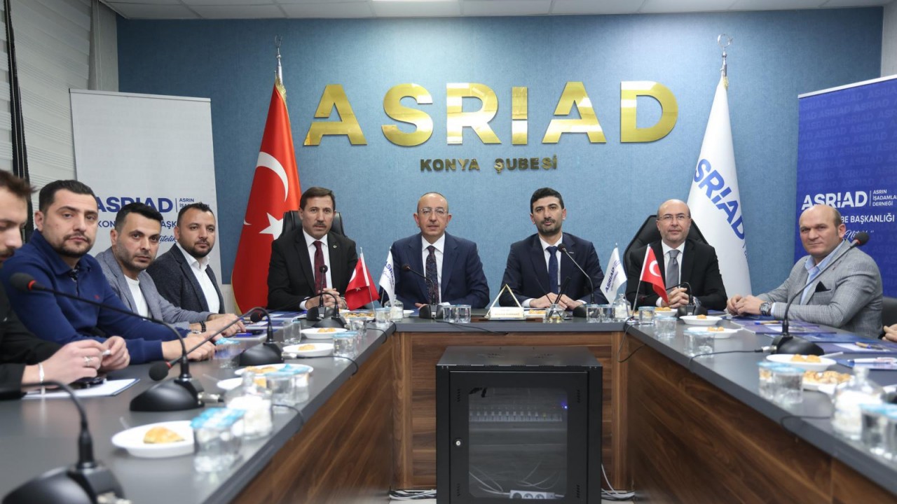 ASRİAD Konya’nın Belediye Başkanlarını ağırladı