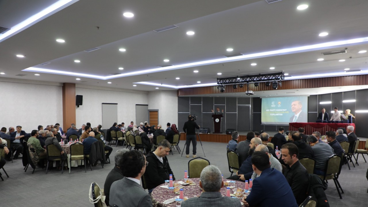 AK Parti Karatay Başkanlığı tarafından mahalle buluşması gerçekleştirildi