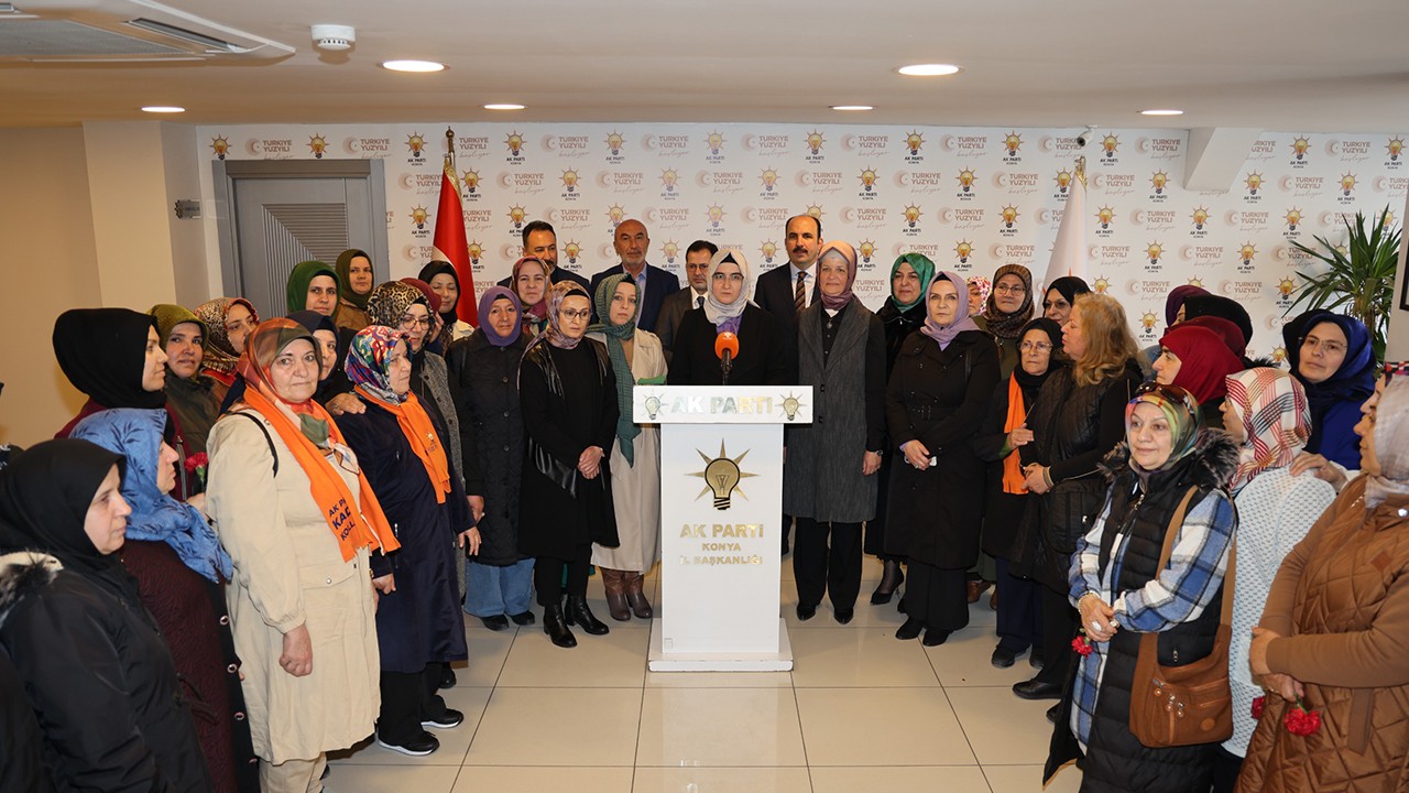 AK parti Konya İl Kadın Kolları Başkanı Candan'dan 