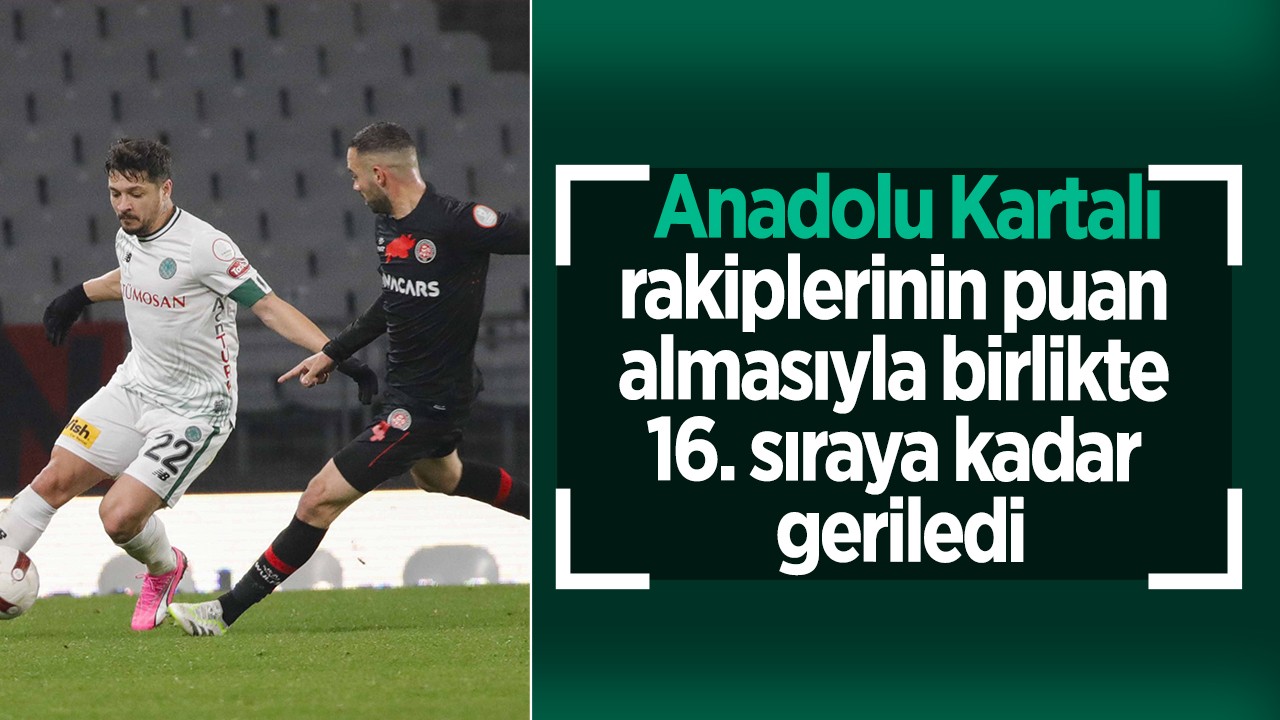 Konyaspor haftayı 16. sırada tamamladı