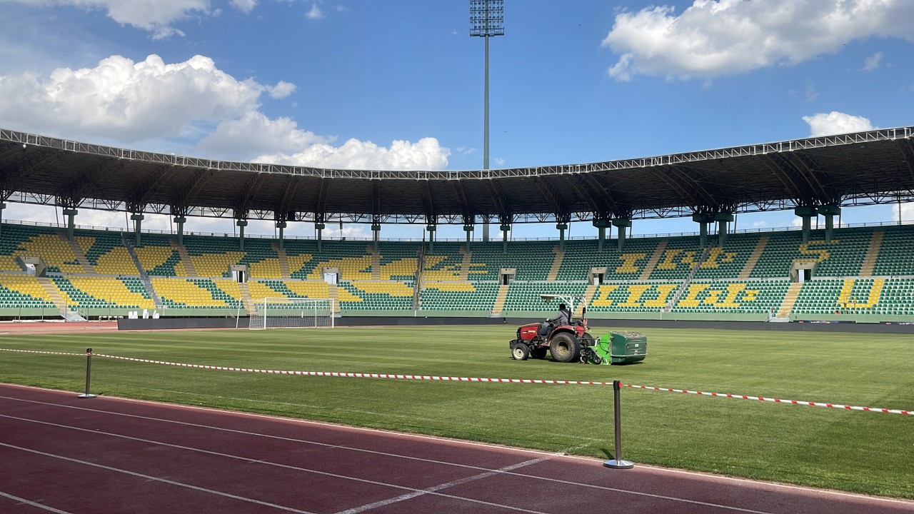 11 Nisan Stadyumu’ndaki Süper Kupa hazırlıklarının sonuna gelindi