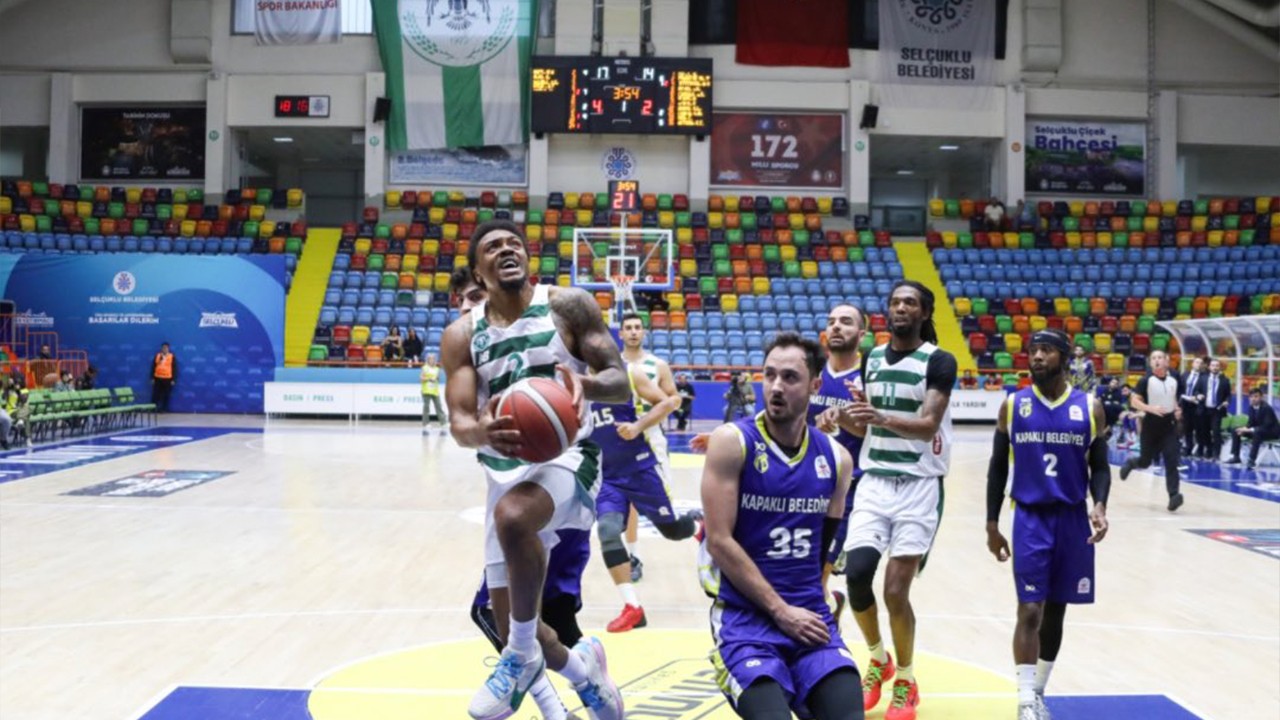 Konyaspor Basket, 23 sayıdan maç verdi!
