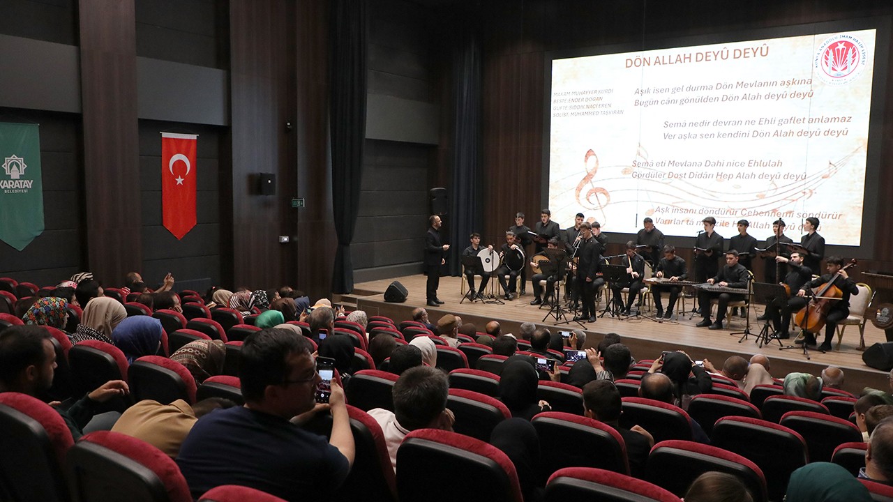  Konyalı sanatseverlerden Türk Tasavvuf Müziği Konseri'ne ilgi  